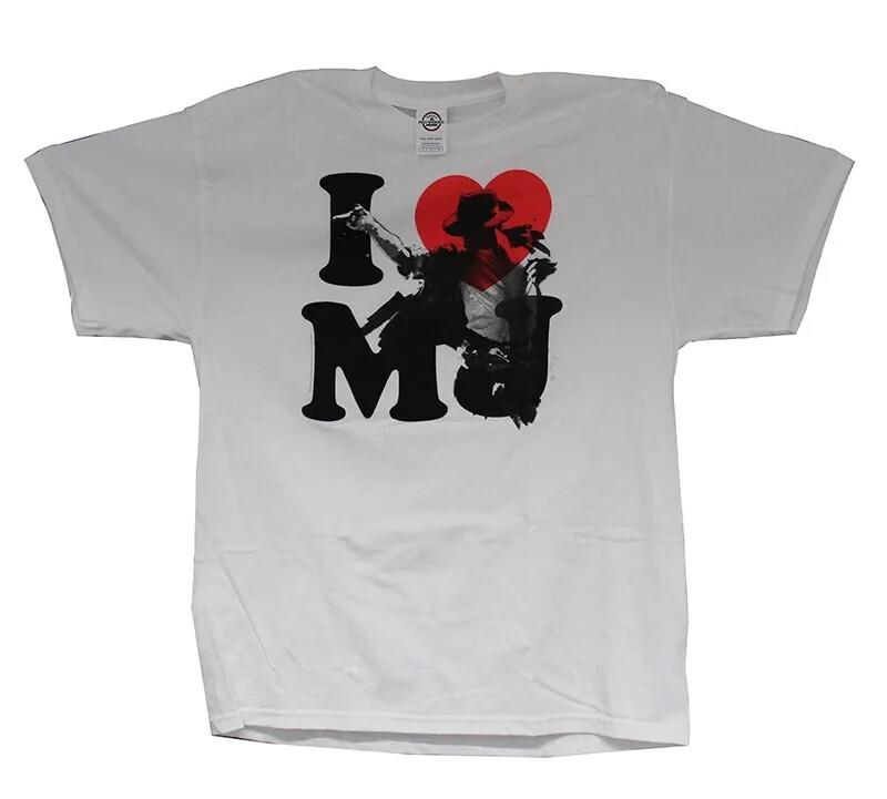 New: MICHAEL JACKSON I Love MJ T-shirt L
