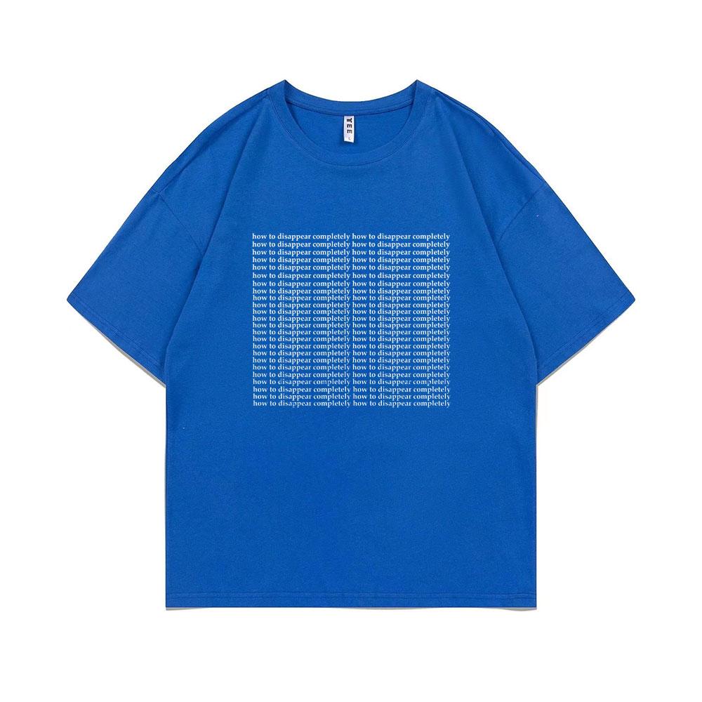 Britská rocková kapela Radiohead Jak zcela zmizet Písmenové logo Potisk Tričko Pánské Dámské Módní Oversized Trička s krátkým rukávem