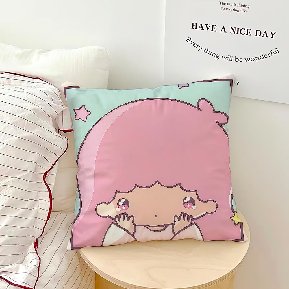 Cute Art P-Pochacco Little T-Twin Stars Sro Comfortable Soft Pillow Case Sofa Living Room Home Office Decor Protective Covers