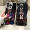 Football Star L-Lamine Y-Yamal Soft Phone Case For iPhone 15 16 17 Air 14 Pro Max 16E Plus 13 12 Mini Plating Anti-Fall Fundas