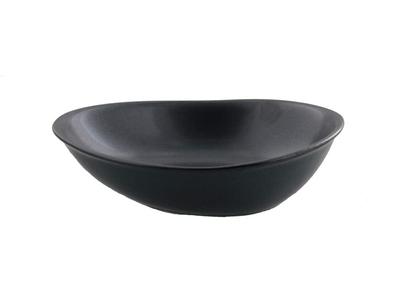 EAST Tisch Curryteller EAST Eiförmige Curryschale Japanisches Tafelgeschirr Eisenkristall ks-024-04 20,7 x 17,1cm Made in Japan Salatschüssel Spülmaschinenfest