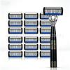 Seven-Layer Blade Razor Holder with Anti-Scratch Handle - Men's National Tide Style