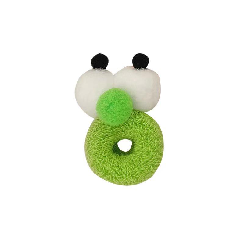 Autumn Winter Cute Big Eyes Ponytail Hair Tie - Candy Color High Elastic Hair Ring Accessory