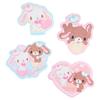 Sanrio Aufkleber Set (Charaktere der Heisei-Ära, Flauschiges Herz) Zuckerhasen 356964