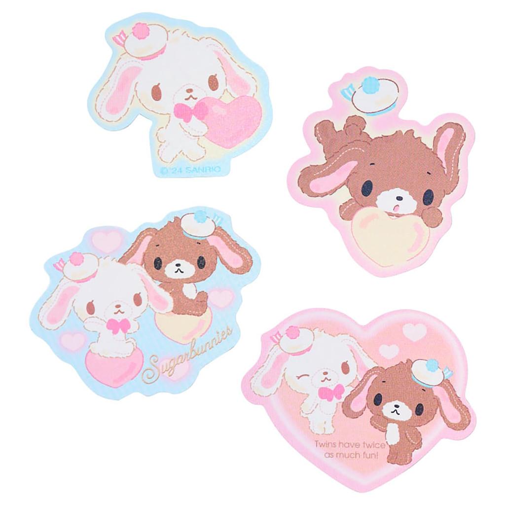 Sanrio Aufkleber Set (Charaktere der Heisei-Ära, Flauschiges Herz) Zuckerhasen 356964