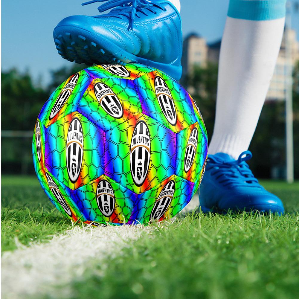 Juventus FC Theme Size 5 Match Soccer Ball Professional Outdoor Football Soft Touch Training Ball