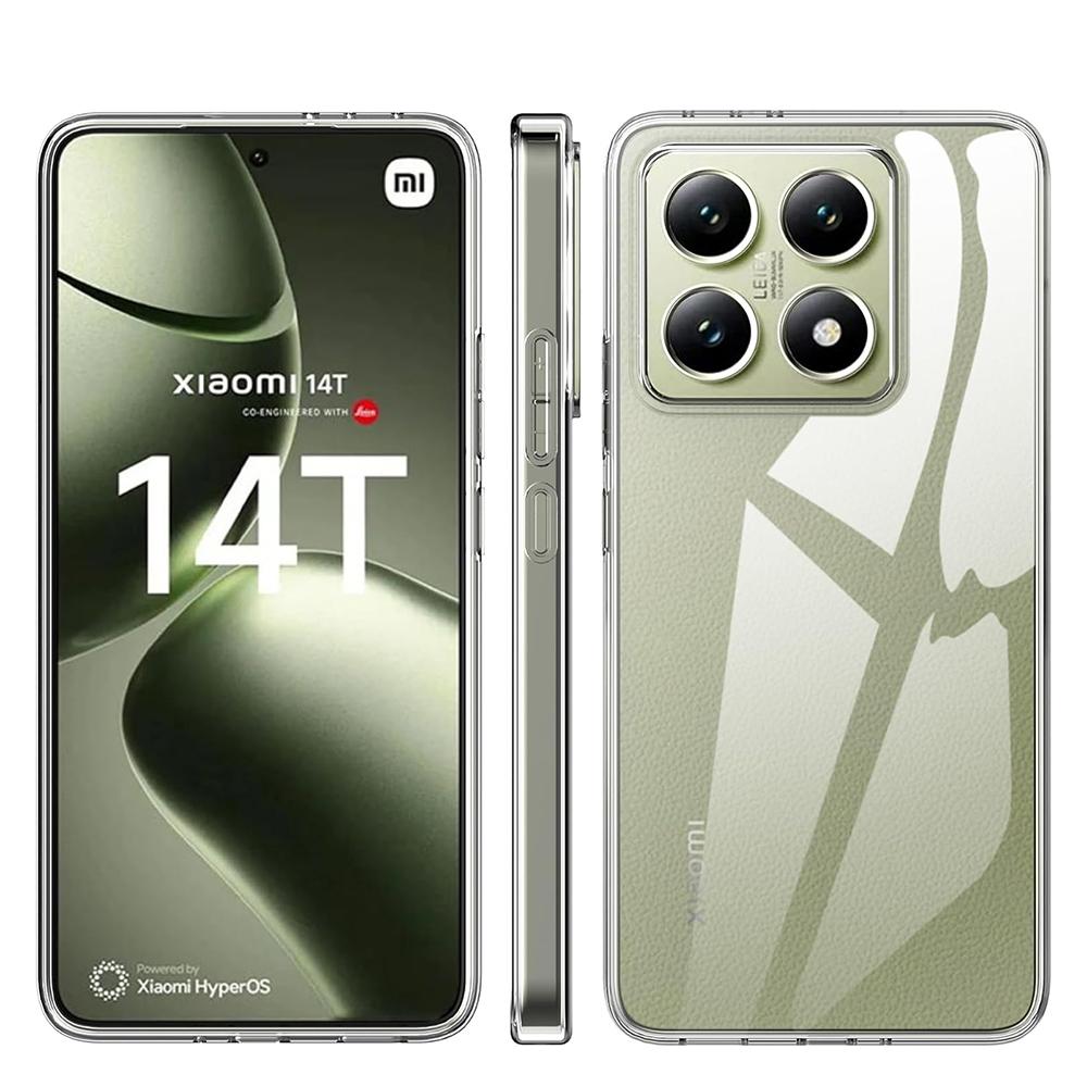 

Прозрачный силиконовый мягкий чехол для Xiaomi Mi 14T 14 T Pro Прозрачная прозрачная оболочка для Xiaomi14 14T TPro Тонкая задняя крышка Xiaomi 14t