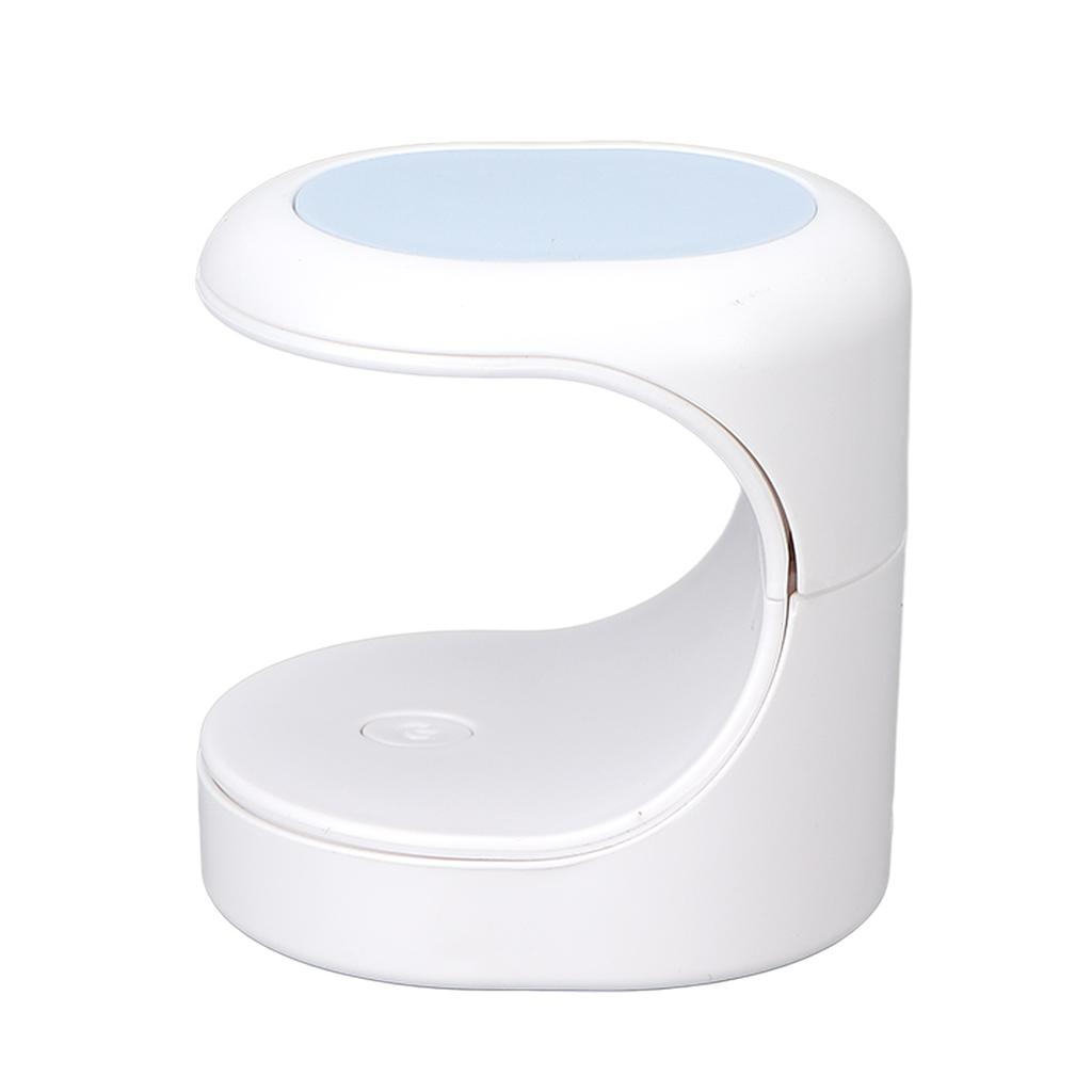 Mini Nail UV LED Dryer 16W 3pcs Light Chips 60s Timing Nail Polish Curing Lamp with USB Cable