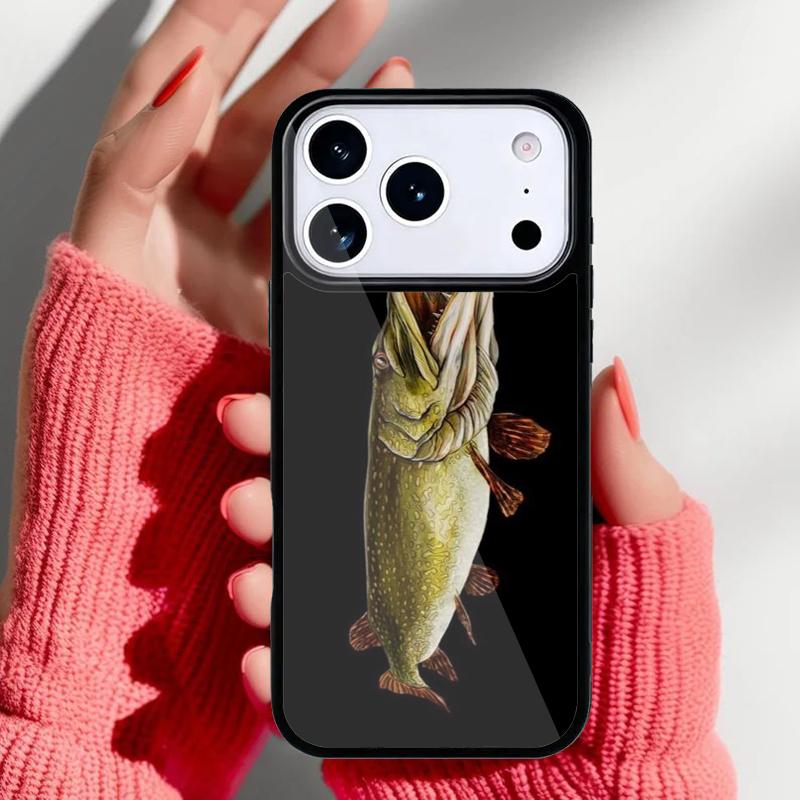 Northern Pike Phone Case for iPhone 17 Air 16e 15 14 13 Pro Max Back Cover for 12 11 Pro Coque