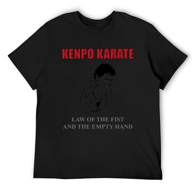 Kenpo Karate Law Of The Fist T-Shirt Blacks Anime T-shirt Funny Meme T-shirts Funny T Shirts for Men