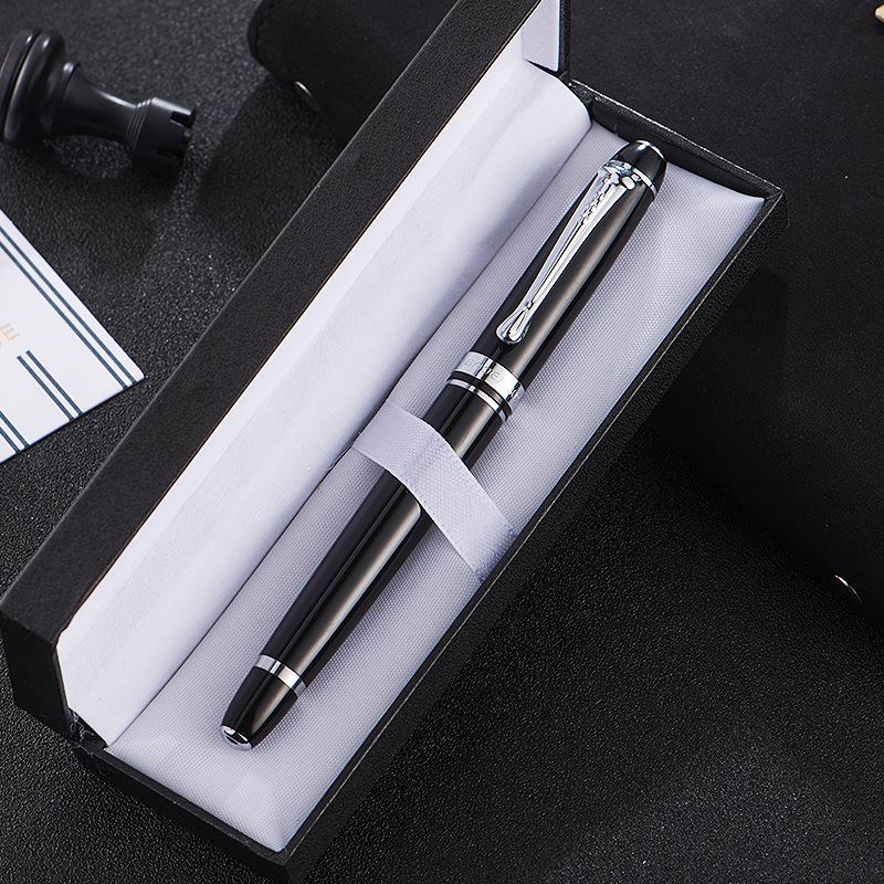 Signature Pen Business Gift Pen Insurance Bank Gift Metal Pen Advertising Gender-Neutral Pen Black Metal Pen