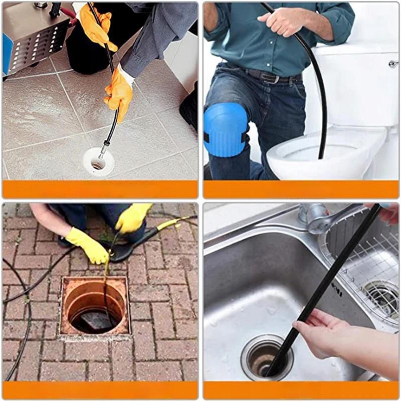 Rotating nozzle N11 (3 holes at the back), for cleaning sewers with a 1/4F hose for a pressure washer