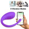 9 Speed APP Controlled Vaginal Vibrators G Spot Anal Vibrating Egg Massager Wearable Stimulator Adult Sex Toys for Women Masturbation