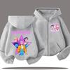2026 New Boy Sweatshirt Zipper Hoody Baby Top Zip Up Sweatshirts Saja Boys Kpop Demon Hunters Hoodie Children Clothes Kid Girl