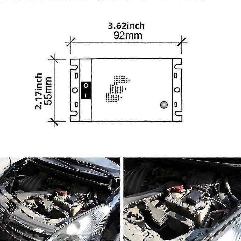 Dc 12v Car Ultrasonic Mosquito Repellent And Rodent Repeller, 400 Square Feet Coverage Vehicle Animal Repeller Car Accessories