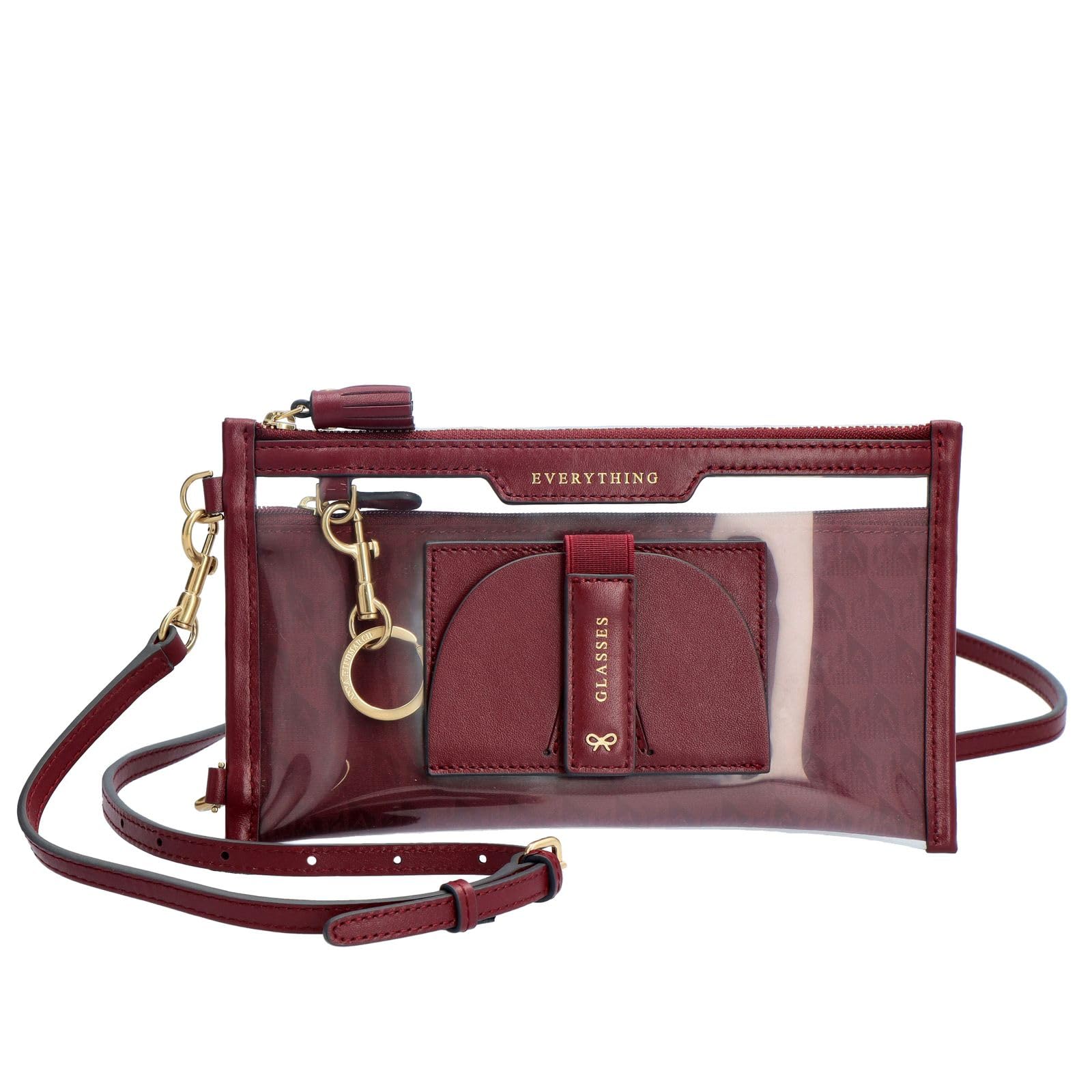 

Shoulder Bag 187862 Red [Anya Hindmarch] Women s Clear/Medium [Item]