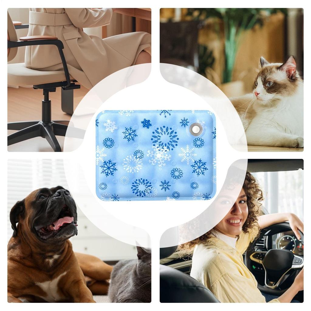 Pet Ice Mats Cooling Dog Bed Dog Cooling Crate Ice Pad Cooling Sleeping Pad for Small Dogs Napping Accessories Pet Supplies