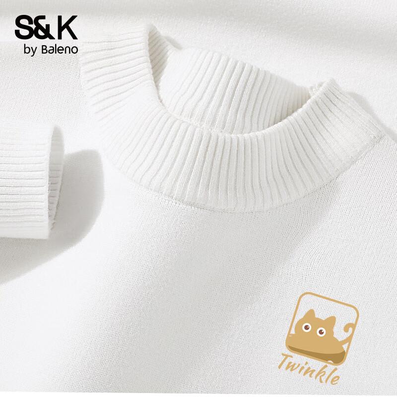 Baleno Men's S&K Series Half-Turtleneck Knit Sweater