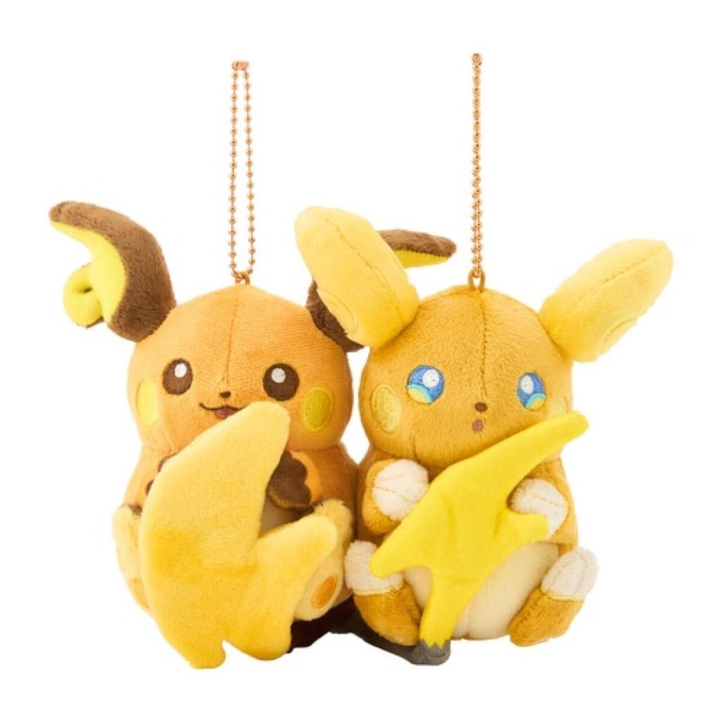 [USED] Pokémon Magnetic Pair Mascots Matching Pairs - Raichu & Alolan Raichu Mascots Raichu, Alolan Raichu