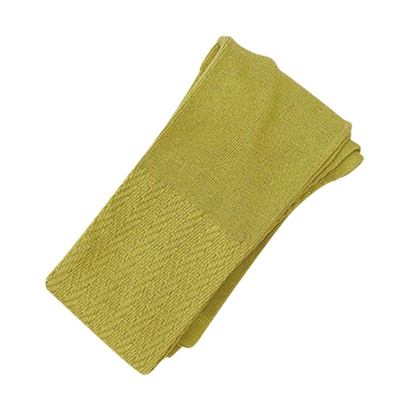 Girls Pantyhose Solid Color Wave Pattern Kids Pantyhose Combed Cotton Elastic Dance Pantyhose