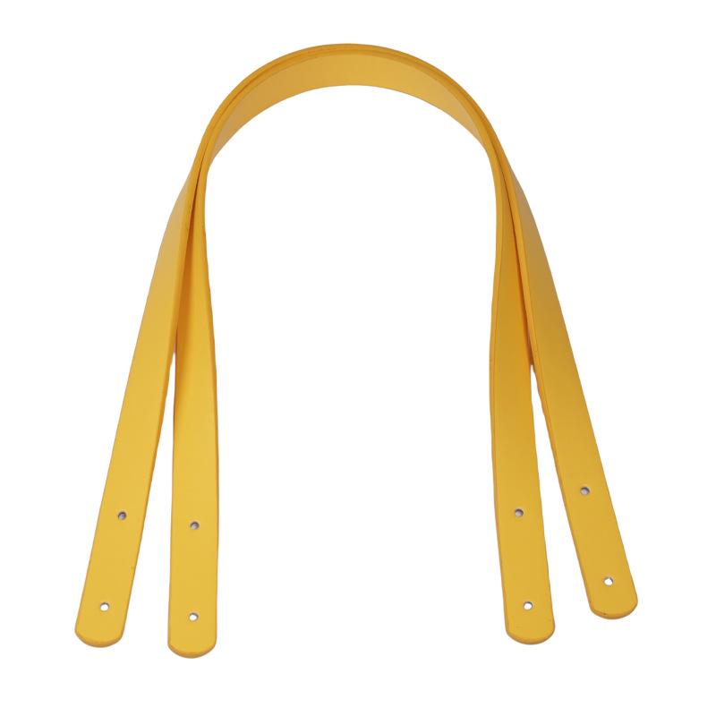 62CM PU Leather Rivet Shoulder Strap with Double-Sided Leather Handle Replacement