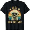 Best Dog Dad Ever Bichon Frise Father's Day Funny Gift Unisex T-Shirt