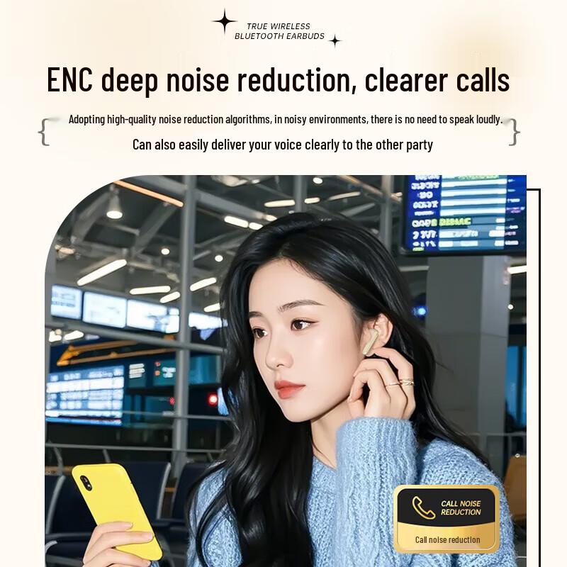 HP H10J True Wireless Half-in-ear ENC Noise Cancelling Earbuds