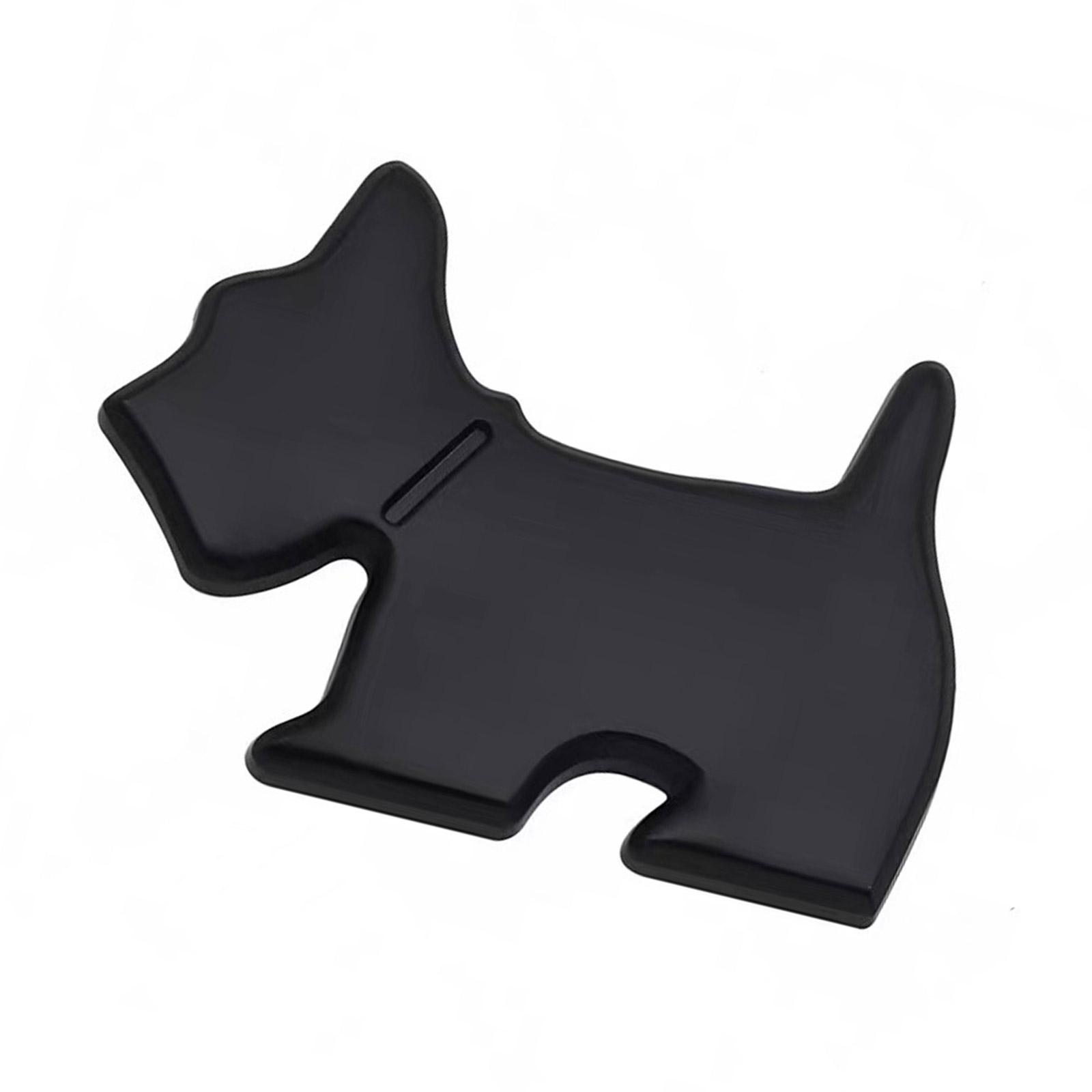 

3D Бегущий Питомец Металлические Эмблемы Значок Наклейка на Авто Подходит для Боковой Части и Задней Крышки Багажника Украшение Животных B чёрный