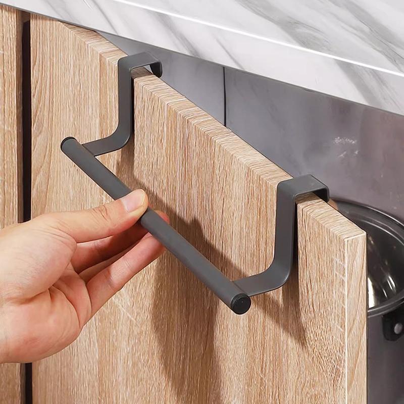 Stainless Steel Towel Rack Kitchen Towel Holder Sink Accessories Bathroom Towel Holder Under Sink Organizer SNJ004