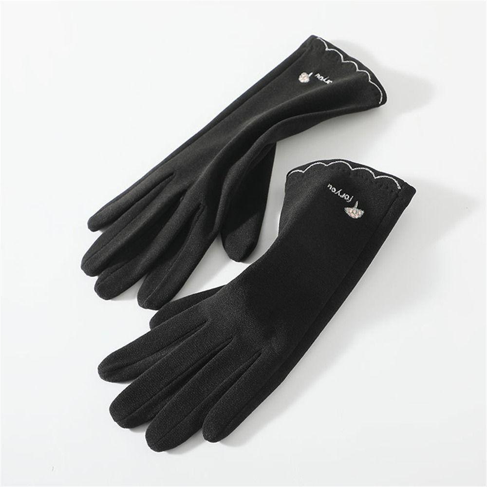 Touchscreen Warm Gloves Thickened Thermal Mittens Fashion Cold Weather Gloves  for Women