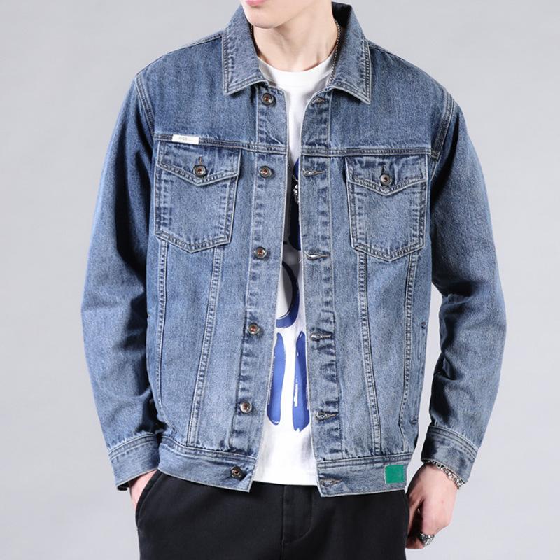 Jeansjacke Herren Herbst Neue Lose Mantel Herren Herbstkleidung