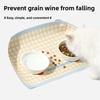 Spillproof Placemats, Pet Cat Bowl MATS, Waterproof and Oil-proof Leather Cat and Dog Bowls, Anti-slip MATS, Large and Small Placemats