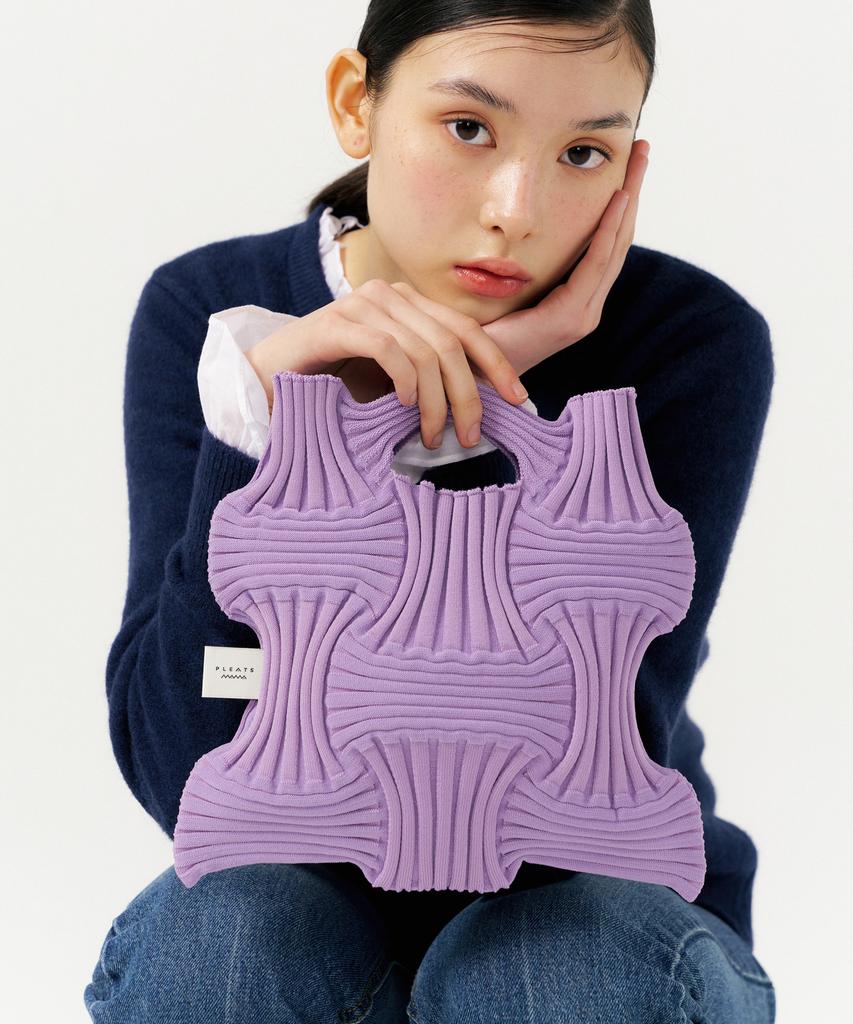 Pleatsmama New Bow Bag Lavender