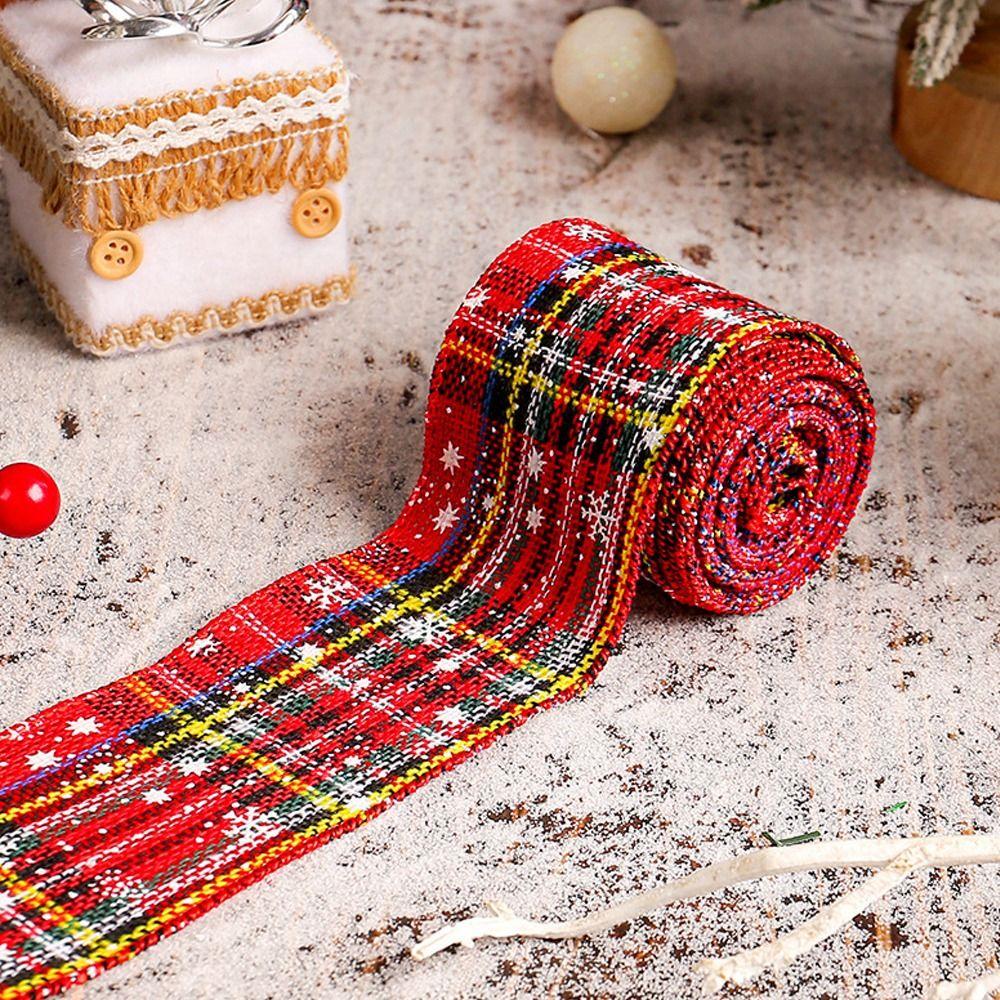 Large Colorful Ribbons Gift Wrapping Handmade Merry Christmas Decoration Xmas Tree Wrapping