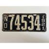 Vintage Metal Tin Sign Manitoba 33 38-038 15x30 cm Retro Canadian Decor Wall Art