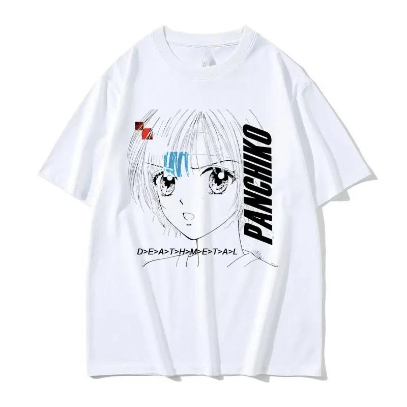 Panchiko Deathmetal Rock Album Grafikdruck T-Shirt Unisex Vintage Lässige Oberteile T-Shirt Gothic Streetwear Grafik-T-Shirts Y2k