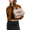 COACH Limited Edition Cargo 26 Brand Logo Practical Versatile Heart Pattern Fabric Tote Bag Shopping Bag Shoulder Crossbody Handbag Medium CBR79-B4CAH