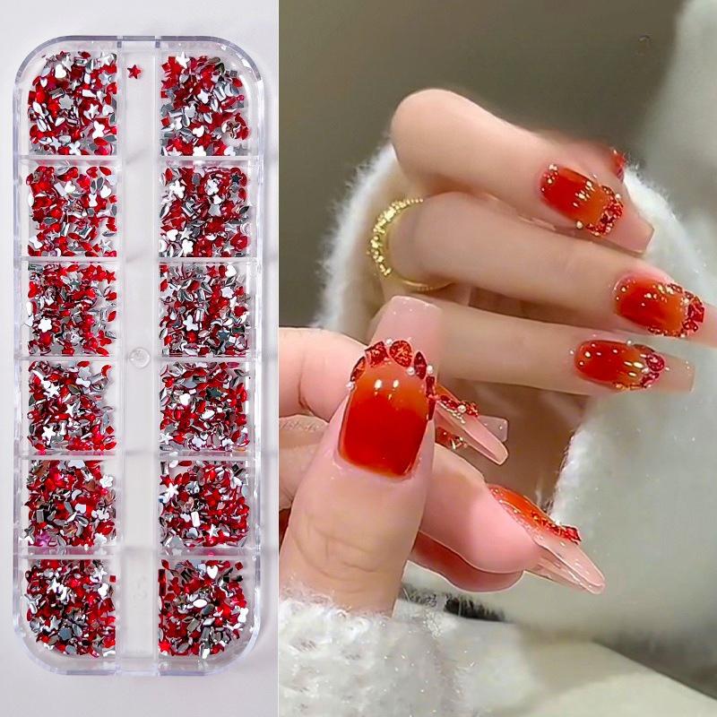 Nail Art Accessories Mixed Collection Popular Resin Flat-bottom Irregular-Shaped Diamond