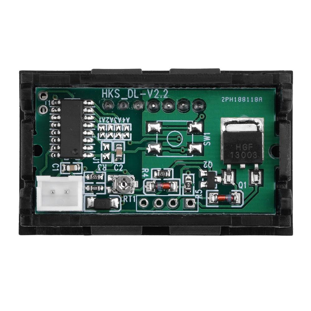 DC 6V-72V Lead-acid Battery Power Indicator LED Digital Display Vehicle Voltmeter 12V 24V 36V 48V 60V 72V Battery Capacity Meter