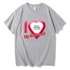 I Love My Girlfriend Coupon Tshirts ShortSleeve Summer Tee-shirt Cotton High Quality Women/Men T-shirts DIY Customized Printing