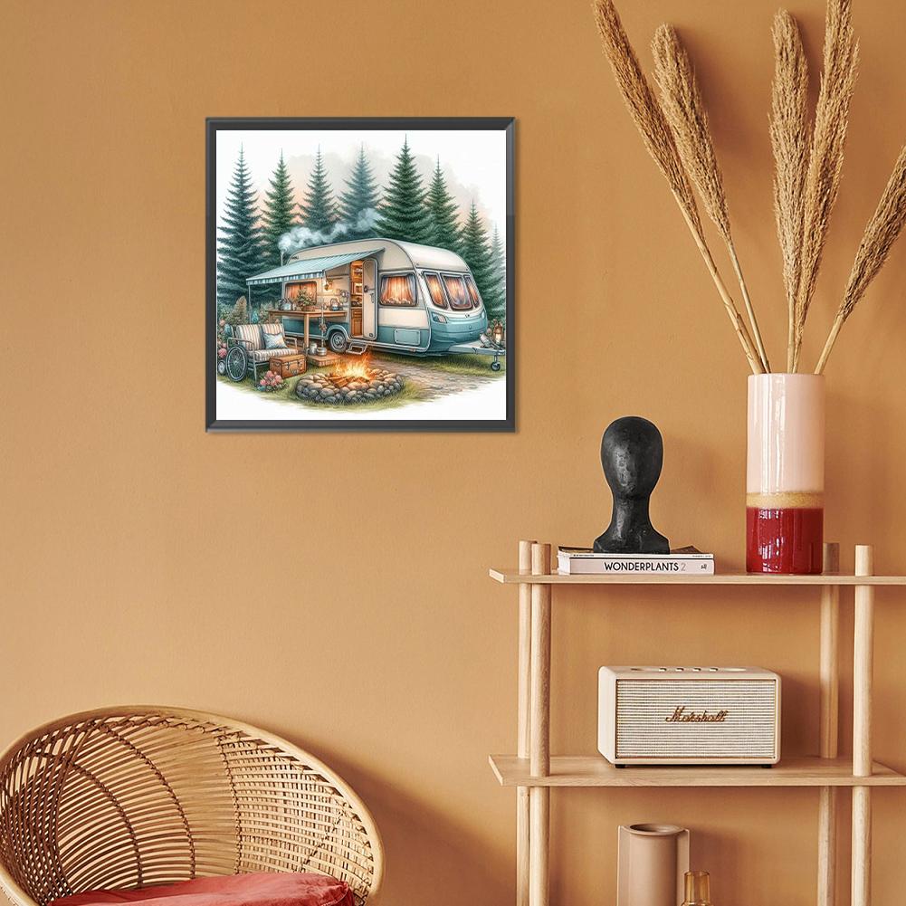 5D DIY Full Round Drill Diamond Painting Scenary Kit Home Decor Art Craft30x30cm