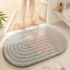 Nordic Fluffy Bath Mat - Super Soft & Thickened, High Absorbency Quick Dry, Flocked Microfiber, Bathroom Rug for Home Decor