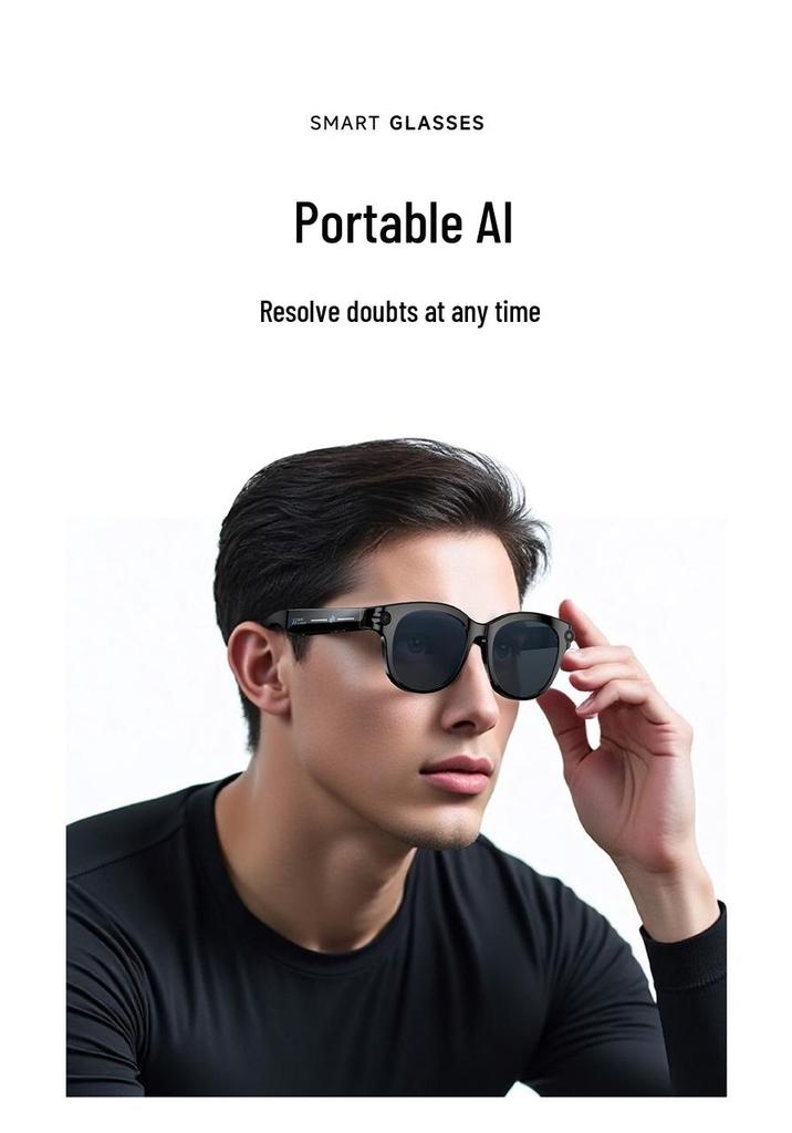 Cross-border M89 AI Smart Glasses: 8MP Photo & Video Recorder with Advanced Black Technology for Outdoor Use