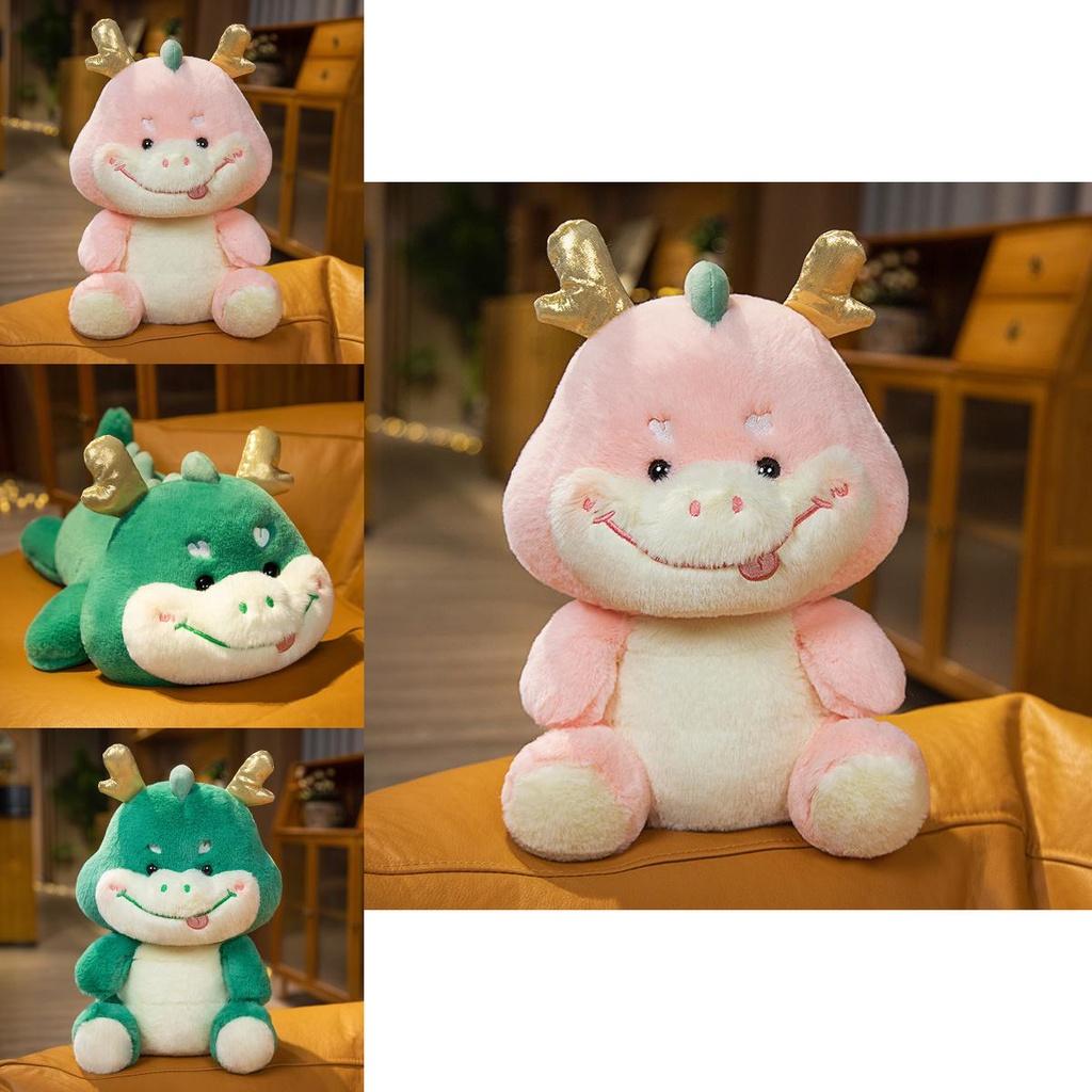 Cute Lucky Dragon Plush Toy Soft And Skin-friendly Dragon Doll For Good Luck And Year Of The Dragon Dcor Wholesale Authorized