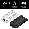 Multifunctional Consoles Cooling Stand with Integrated Two Controller Charging and Headsets Holder