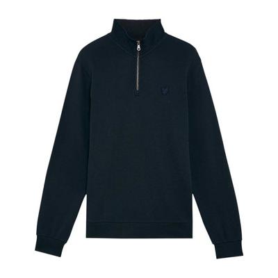 Mens Eagle Zip Neck Sweatshirt