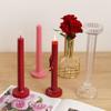 Taper Candle Sturdy And Reusable Candle Mould Supplies For Wax Melts Creative Candlestick Mold For Handicrafts Wax Candle Home