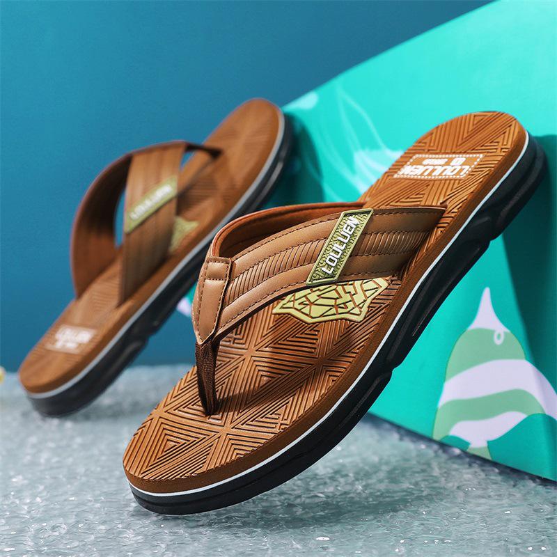 Men s Trendy 2026 Summer Flip-flops: Soft Sole, Non-slip Outdoor Beach Sandals 43