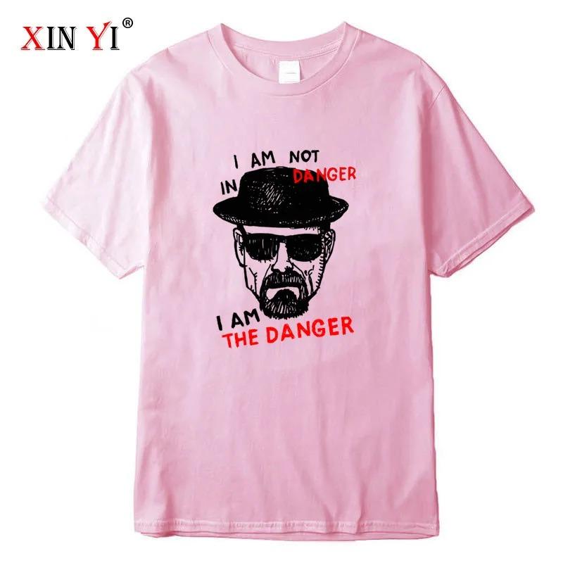 Men's T-shirt Short Sleeve Breaking Bad Men T-shirt Casual Heisenberg Print Summer Tshirt Cool T-shirt Male Men Tops