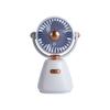 Ventilatore Elettrico Mini a 100 Velocità per Camera da Letto Studenti per Scrivanie - Ventilatore da Tavolo Portatile USB Ricaricabile